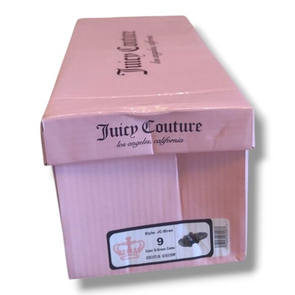 Juicy Couture Siren Slides - Green Camo - Picture 3 of 3